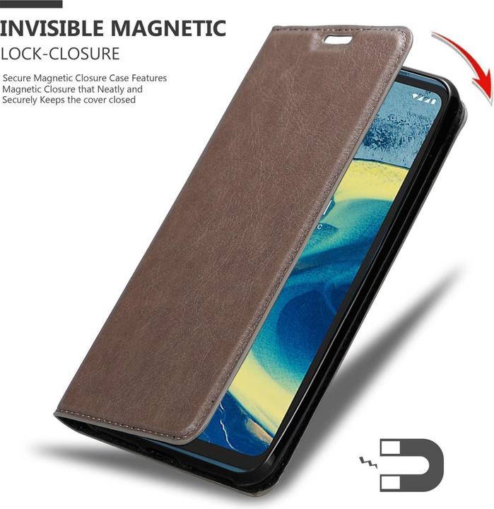 Actual product image Cadorabo Book Invis. Magnet sleeve (Nokia XR20)