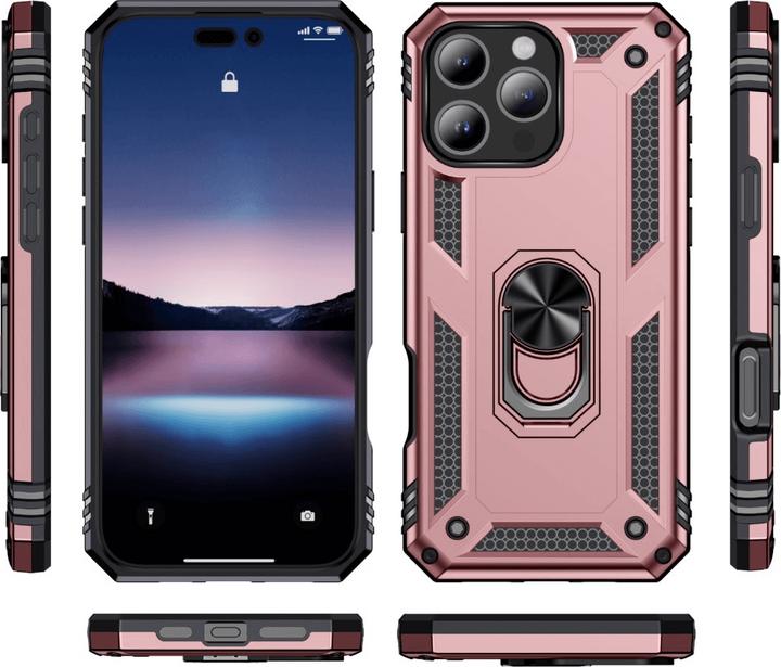 Actual product image Cover-Discount iPhone 16 Pro Max - Armor Case with kickstand (Apple iPhone 16 Pro Max)