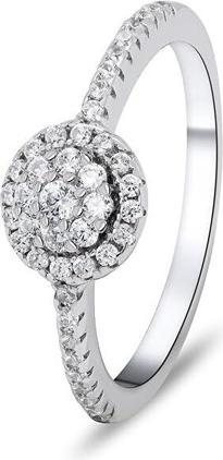 Immagine prodotto Brilio Argento - Bellissimo anello in argento con zirconi RI029W - Circuito: 52 mm (52)