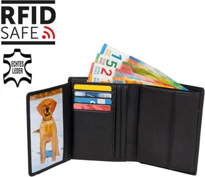 Actual product image Welltravel Leather wallet with RFID protection