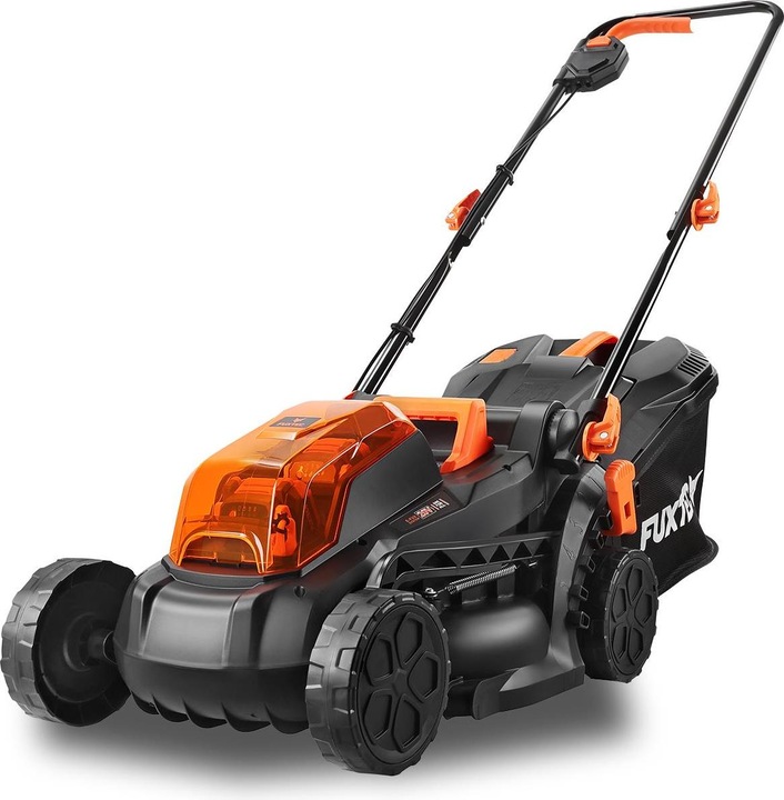 Actual product image Fuxtec 40V Battery Lawn Mower FX-E1RM20 SET with 2 x Battery 2Ah, Dual Charger 2.4A (Rechargeable battery operated)