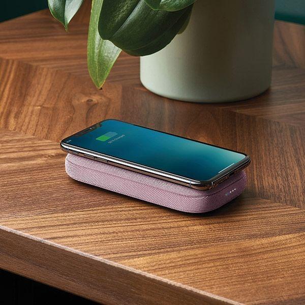 Image du produit Lexon Powersound Powerbank indukcyjny 5000 mAh z głośnikiem bluetooth różowy/pink LA128P (5000 mAh)