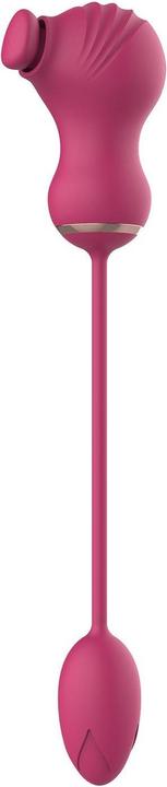 Actual product image Dreamtoys Dream Toys Essentials Flexible Dual Stimulator And Vibrating Egg Pink Vibrator 9 x 5.5 cm x 3.1 cm