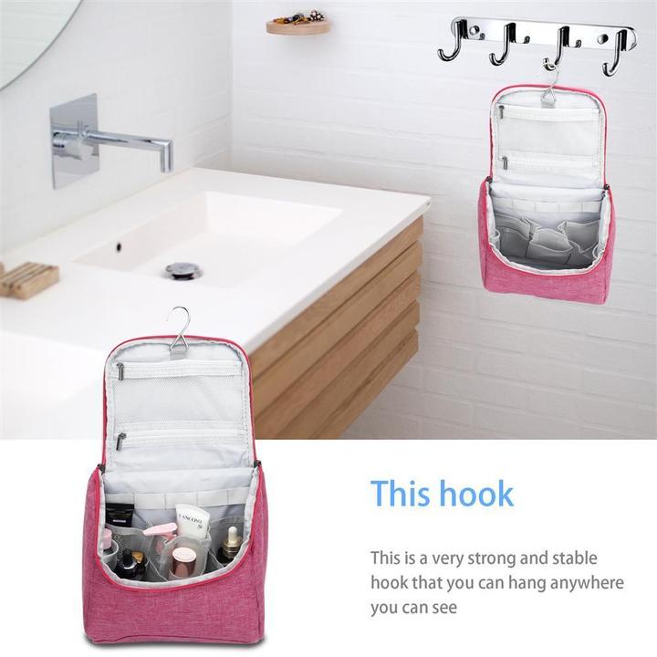 Actual product image Intirilife Cosmetic Travel Bag in PINK