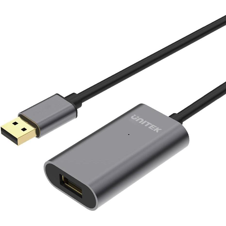 Unitek Y-274 Cavo USB USB 2.0 USB A (20 m, USB 2.0), Cavo USB