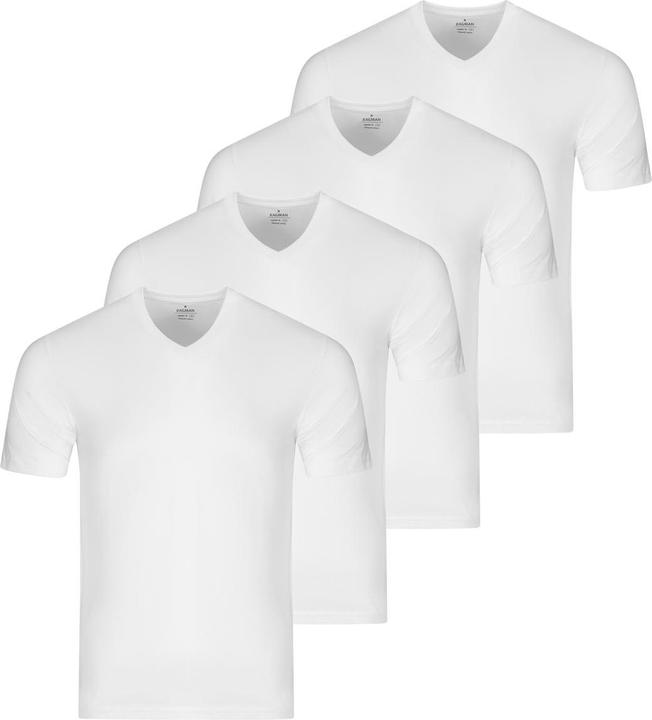 Produktbild Ragman 4er Pack Basic Unterhemd / Shirt Kurzarm (3XL)