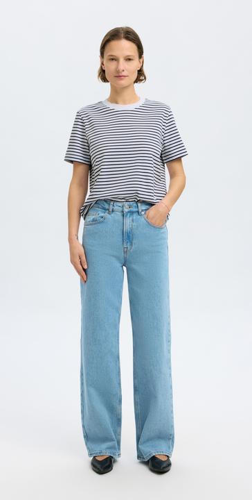 Immagine prodotto Selected Slfessential Ss Striped Boxy Tee Noos (L)