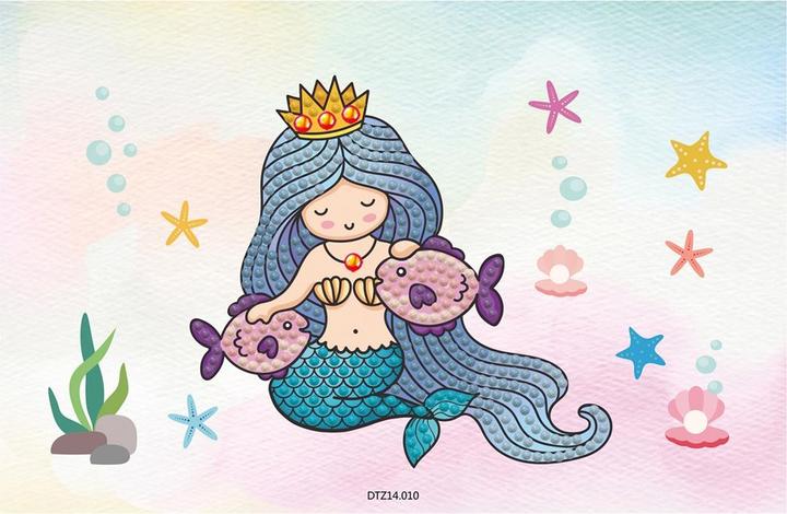 Actual product image Diamond Dotz Diamond Painting case mermaid