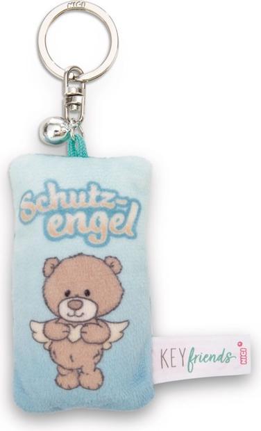 Produktbild Magni NICI Schlüsselanhänger Mini Plüschkissen Schutzengel mit Glöckchen 8cm