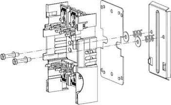 Produktbild ABB XLP00 Befestigung für Doppel-DIN-Schiene 1SEP407897R0001