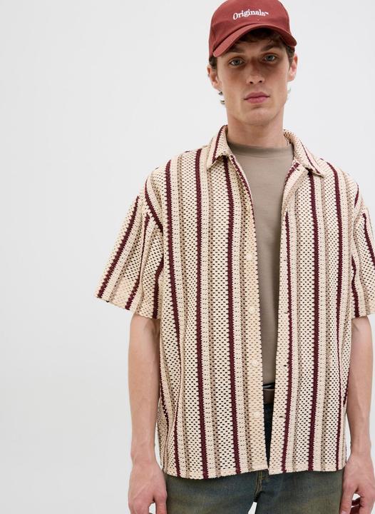 Produktbild Jack & Jones Jorbellagio Crochet Shirt Ss Sn (XXL)