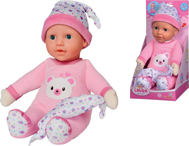 Actual product image Simba Laura Nightlight Baby Pop, 30cm