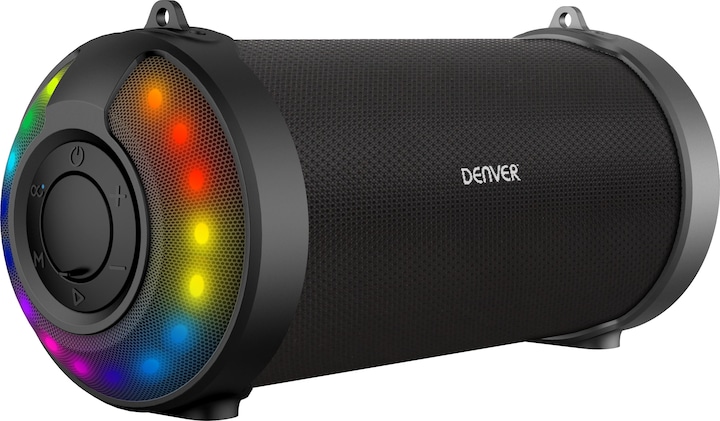 Produktbild Denver BTG-212 Tragbarer Lautsprecher Tragbarer Mono-Lautsprecher Schwarz 8,5 W (4 h, Batteriebetrieb)