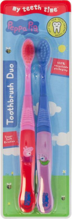 Actual product image Peppa Pig Zahnbürsten-Duo (2x)