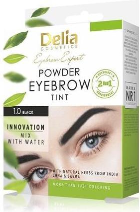Delia Cosmetics Delia - Henna for Eyebrows Powder 1.0ack 4g (Schwarz)