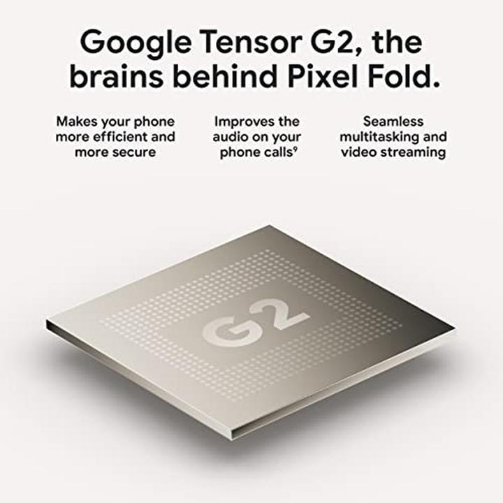 Actual product image Google Pixel Fold (256 GB, Obsidian, 7.60", SIM + eSIM, 5G)