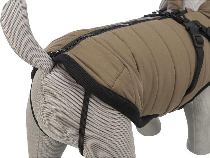 Image du produit Trixie Manteau d'hiver en harnais Pirou, M : 45 cm, sable (M, Manteau pour chien)