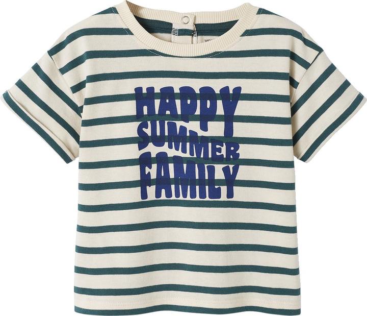 Actual product image Vertbaudet Capsule Collection: Baby T-Shirt HAPPY SUMMER FAMILY (56)