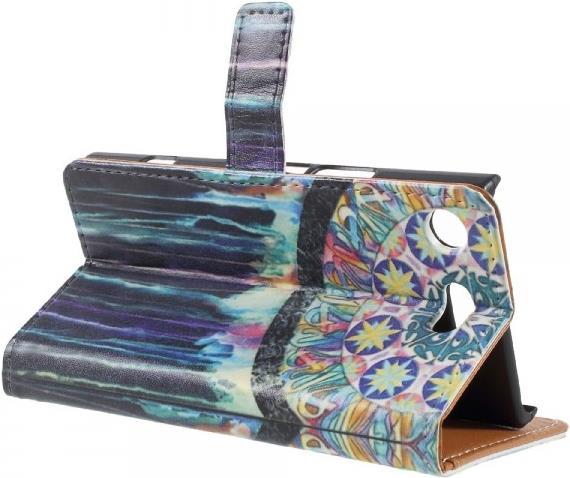Produktbild Magnetische Leder Hülle mit Muster