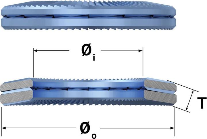 Actual product image Nord-Lock Discs 1.7225 NLX14