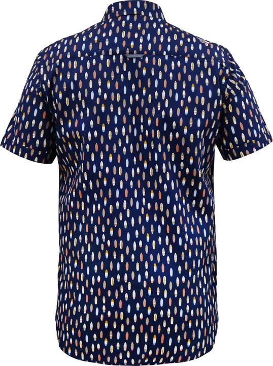 Immagine prodotto DUKE Hackford D555 Camicia Kingsize Tavola da Surf Con Bottoni sul Colletto Maniche Corte Uomo (5XL)