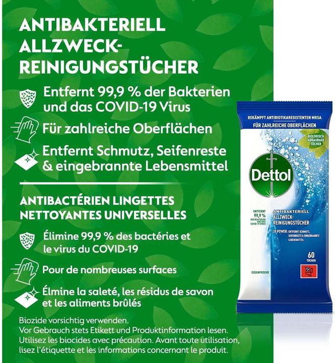 Produktbild Dettol Allzweck Reinigungstücher