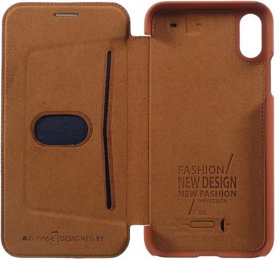 Actual product image G-Case Business Style Series Leather Cover (Apple iPhone X)