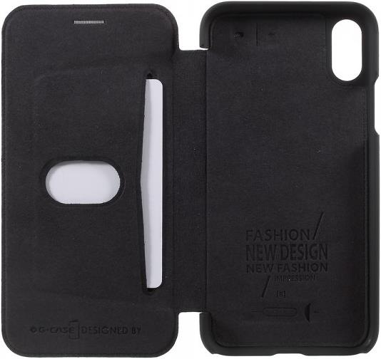 Produktbild G-Case Business Style Series Leder Hülle (Apple iPhone X)