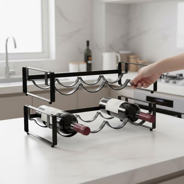 Actual product image Relaxdays winerack (10 bottles, 40 x 40 x 19 cm)
