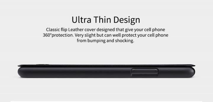 Actual product image Nillkin Qin Series (Apple iPhone X)