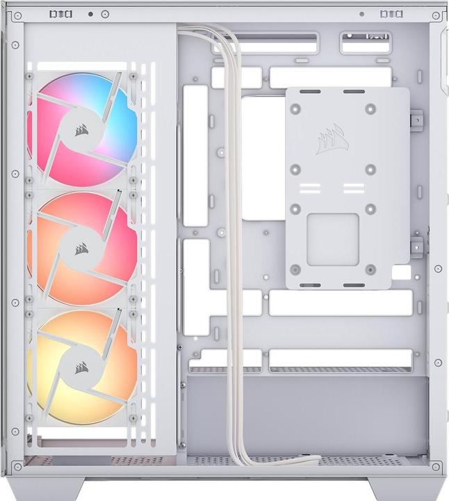 Produktbild Corsair 3500X RS-R ARGB WHITE MID (mATX, Mini-ITX, ATX, E-ATX)