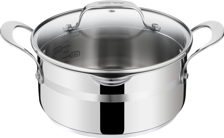 Actual product image Tefal Jamie Oliver Cook Smart 7 pcs (24 cm, Pan set + pot set, Stainless steel)