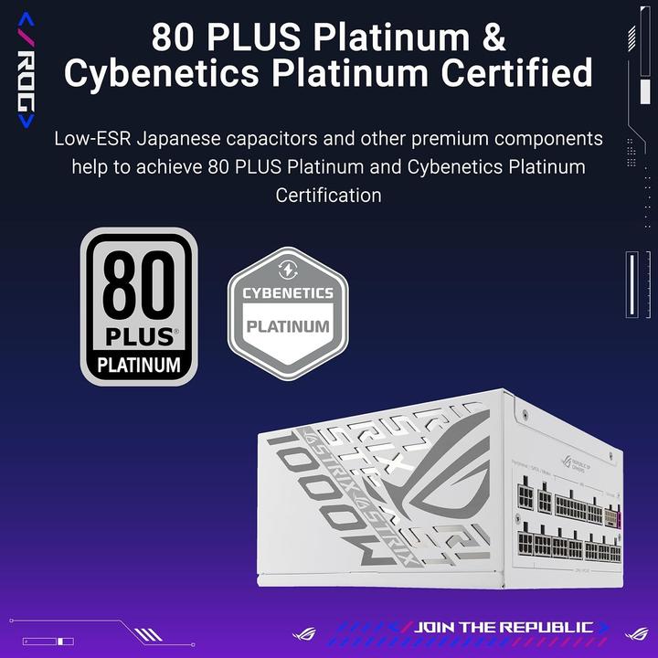 Productafbeelding ASUS ROG Strix 1000P White Edition (1000 W)