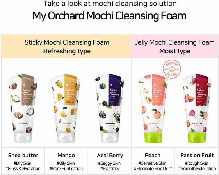 Actual product image Frudia My Orchard Shea Butter (Cleansing Foam, 120 ml)