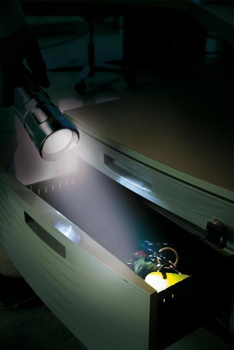 Actual product image Lampa Patrol LED torch, made of aluminium (6 cm)