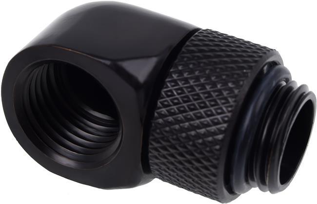 Actual product image Alphacool Icicle L-connector rotatable G1/4 ET on G1/4 IT