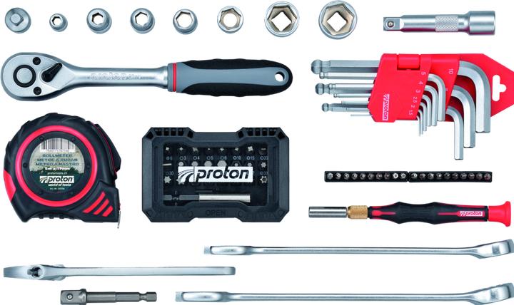 Actual product image Proton Toolbox TB-109ABS-mini (136 pieces)
