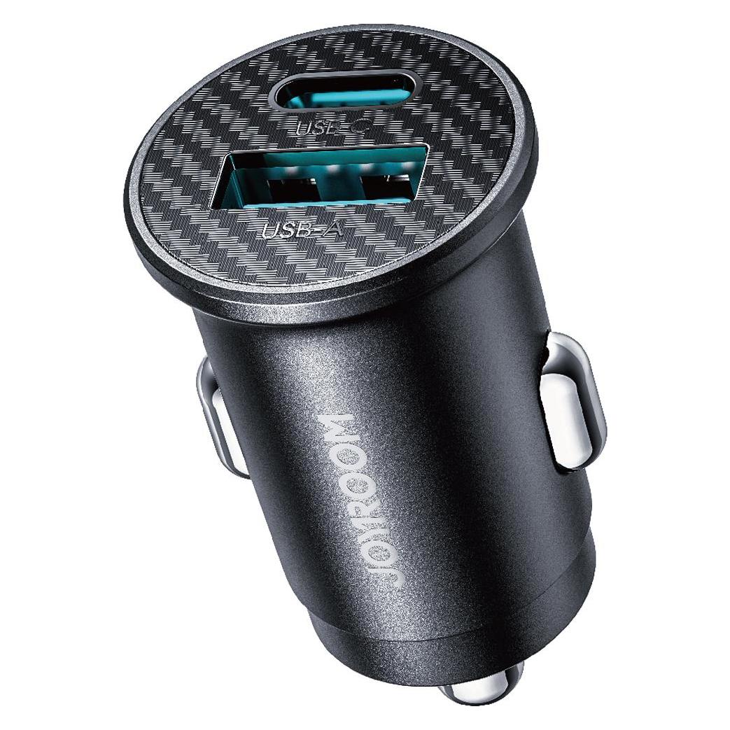 Joyroom Mini Car Charger 15W - Black, Auto Adapter, Schwarz