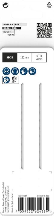 Produktbild Bosch Professional Zubehör PRO Wood precise T344DP Stichsägeblatt, 152 mm, 2-tlg.