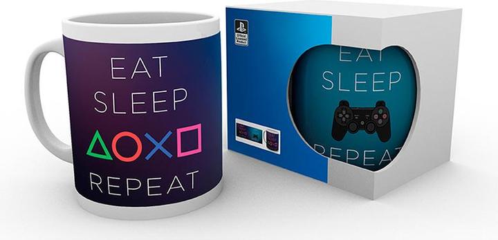 Immagine prodotto Universal Textiles PLAYSTATION - Tazza - 320 ml - Eat Sleep Repeat - subli - scatola x2 (320 ml, 2 x)