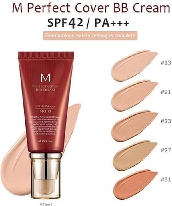 Produktbild Missha M Perfect Cover BB Cream SPF42/PA+++ wielofunkcyjny krem BB No.23 20ml (No.23 Natural Beige)