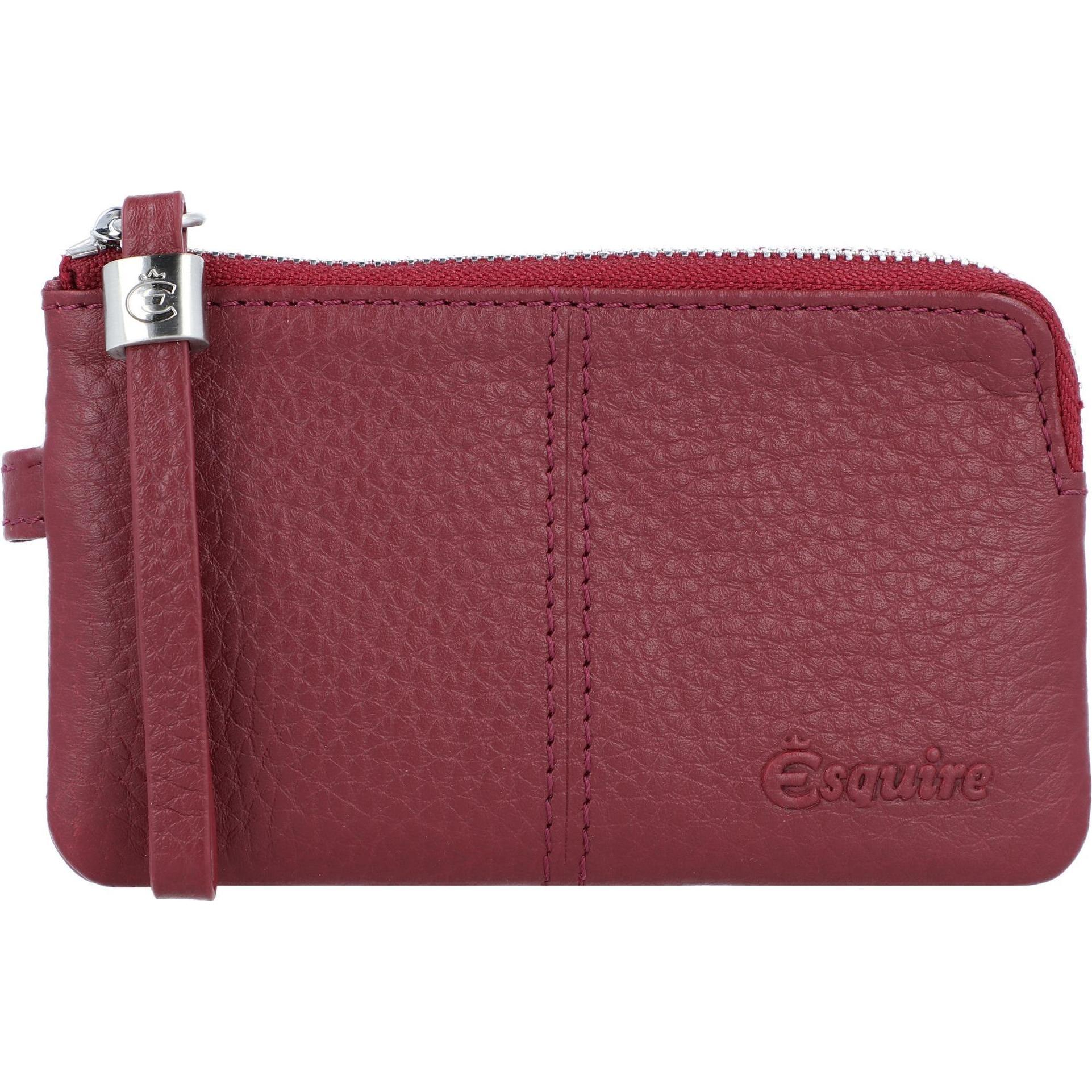 Esquire, Damen, Portemonnaie, Verona Schlüsseletui Leder 13 cm, Rot