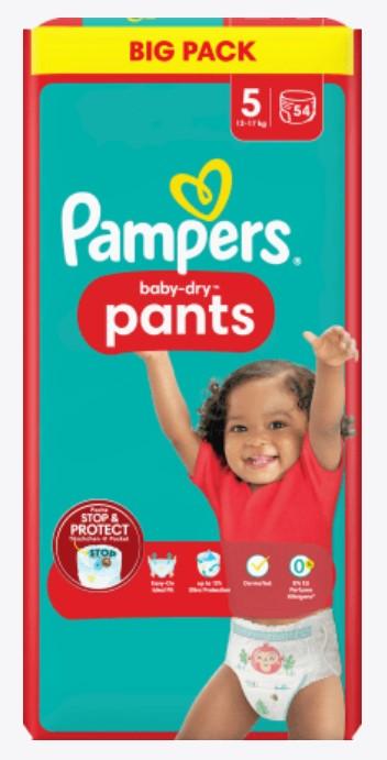 Image du produit Pampers Baby Dry (Taille 5, Pack, 54 pcs)