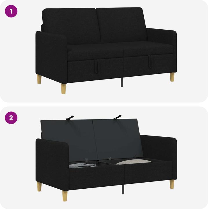 Produktbild vidaXL Modernes Sofa (2-Sitzer)