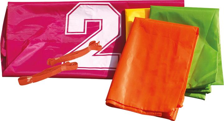 Idena Jeu de sacs gonflables avec bande de départ/d'arrivée