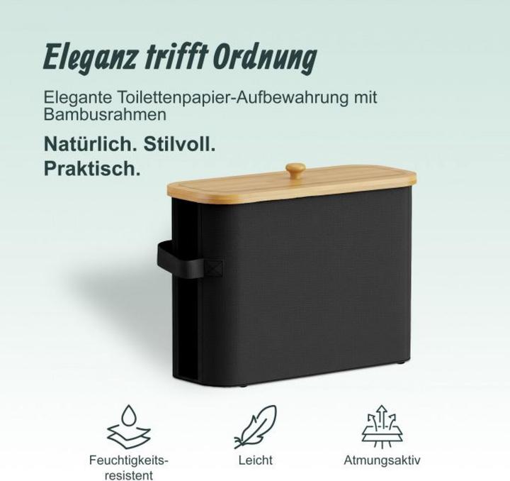 Actual product image Relaxdays Toilet roll storage