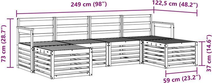 Image du produit vidaXL Outdoor-Sofa