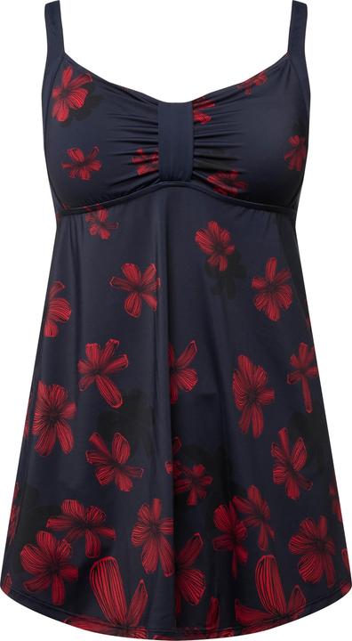 Image du produit Ulla Popken Robe de bain, fleurs, bonnets souples, bretelles ajustables (52)