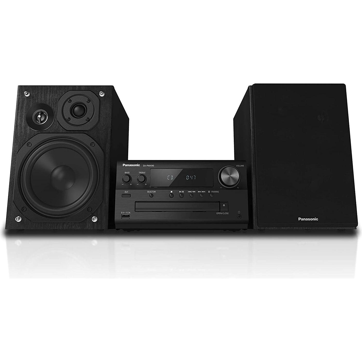 Panasonic SC-PMX90 (CD Player, Bluetooth, 2x 60 W), Stereoanlage, Schwarz