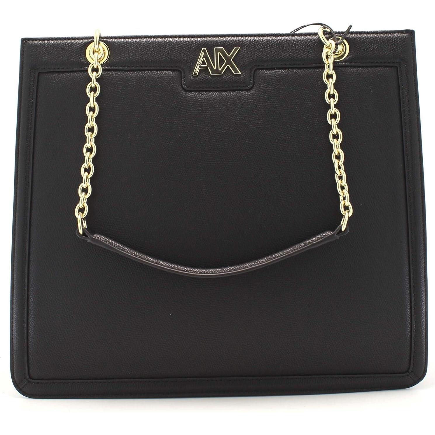 Armani Exchange, Damen, Handtasche, Zwart Handtas, Schwarz